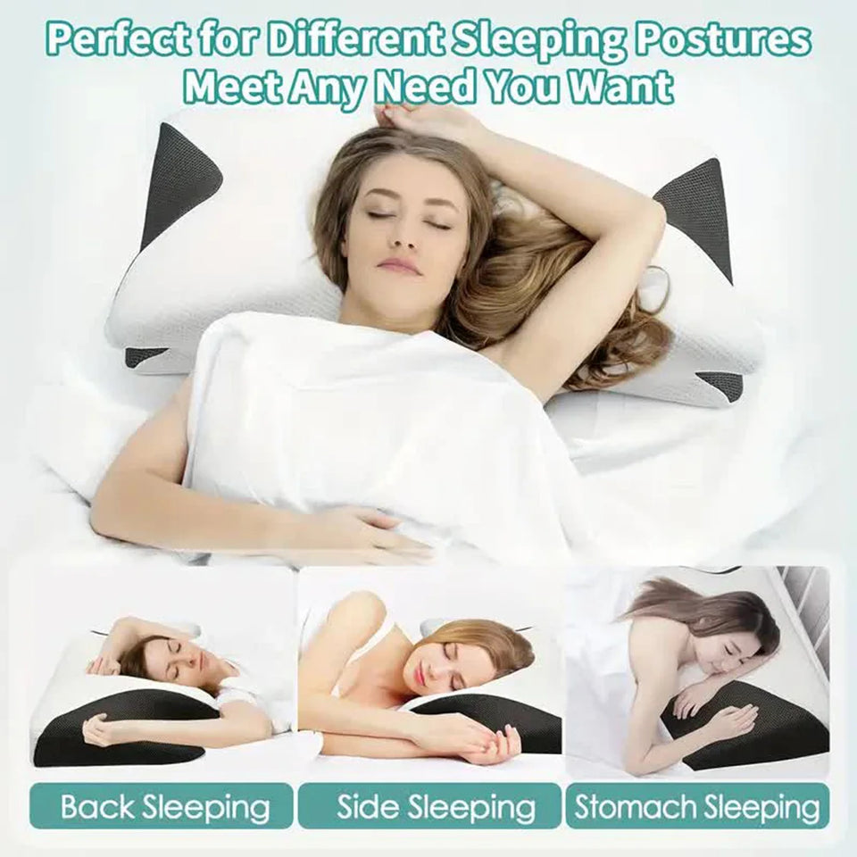 Butterfly Sleep Memory Neck Pillow