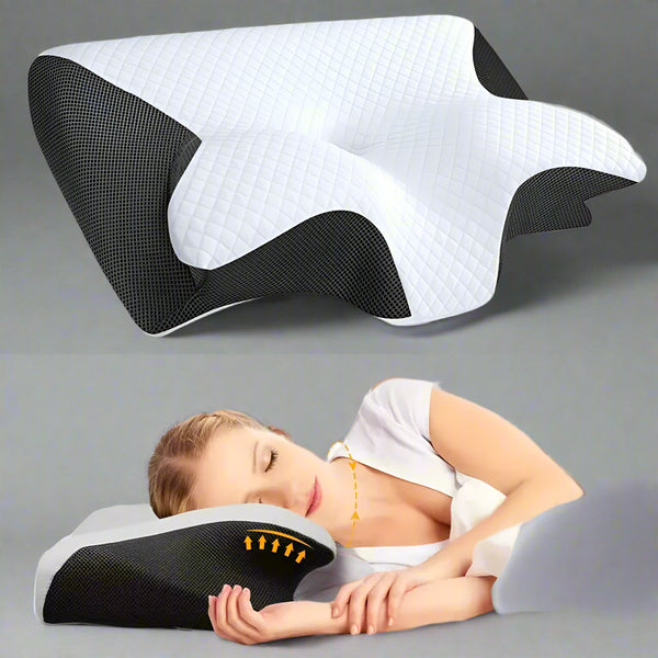 Butterfly Sleep Memory Neck Pillow